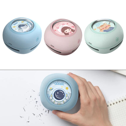  Mini Desktop Vacuum Cleaner Portable Student Use Eraser Paper Pencil