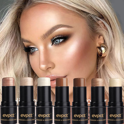 Highlighting&Bronzer Stick Face Brightening Blusher Rouge Concealer