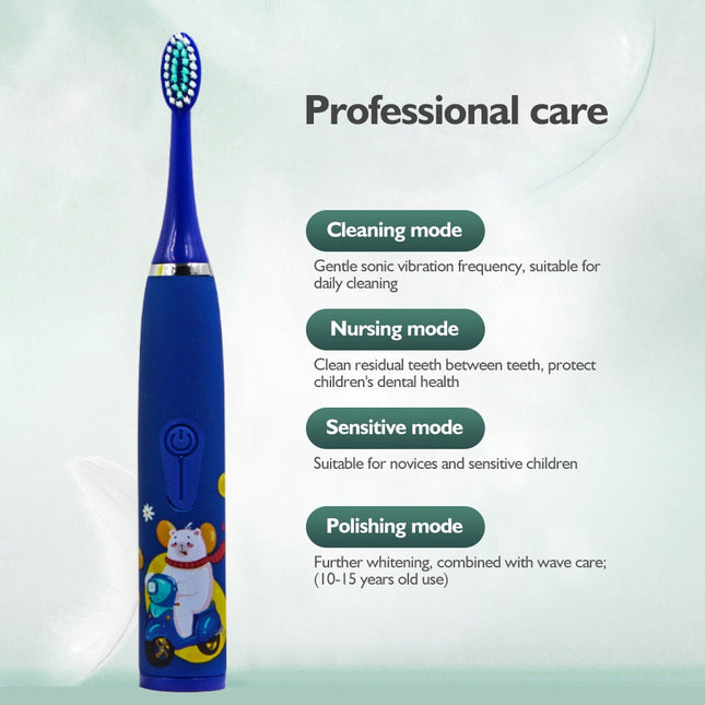 Sonic Toothbrush Electric for Kids Tooth Brush Children IPX6