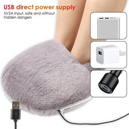 USB Foot Warmer Electric Foot Warming Shoes Foot Warming Device Or