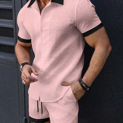 Summer Hawaiian Men's Comfortable Beach shorts set