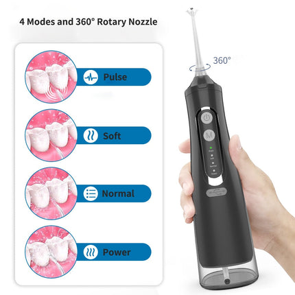 310ml Oral Irrigator Dental Portable Water Flosser USB Rechargeable 4
