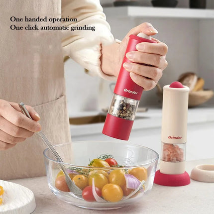 Electric Salt and Pepper Grinder Rechargeable Automatic Pepper Mill