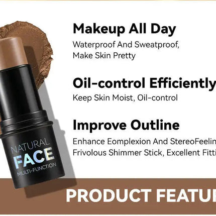 MLSMILE Highlight Contour 3-pack For 3D Makeup Brightening Skin Tone