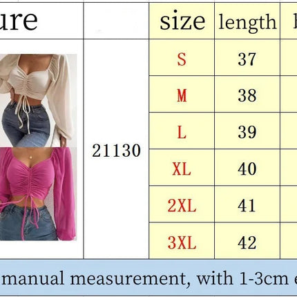 Womens Bell Sleeve Summer Top