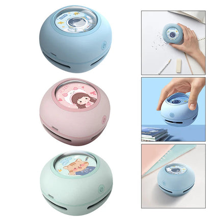  Mini Desktop Vacuum Cleaner Portable Student Use Eraser Paper Pencil