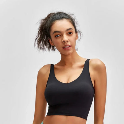 Nepoagym PASSION Tank Top with Shelf Built In Bra Crop Top with