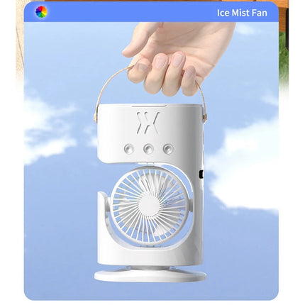 Portable Desktop Humidifier Air Conditioner Fan Household Small Air