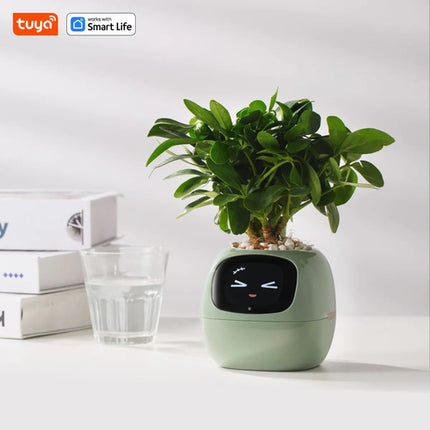 Tuya Ivy Smart Planter,Endless Fun Over 49 Rich Expressions,7 smart