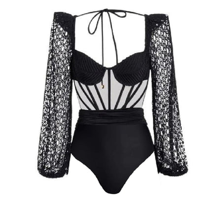 Daisy one piece swimsuit Resort wear