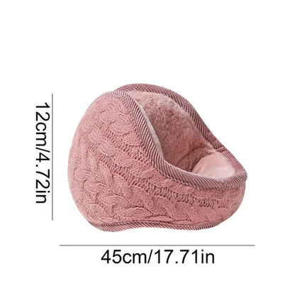 Foldable Ear Muffs Plush Earmuffs For Cold Weather Portable Soft Ear