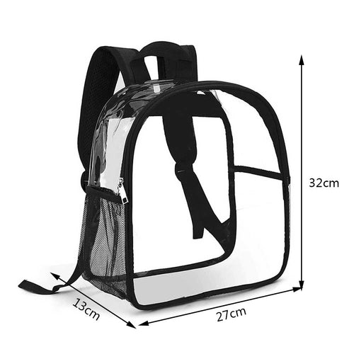 Clear Backpack Stadium Approved Transparent Clear Mini Backpack for