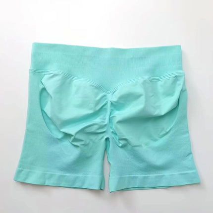 NCLAGEN Seamless Shorts 4.5" Gym Shorts Woman Scrunch Butt Fitness