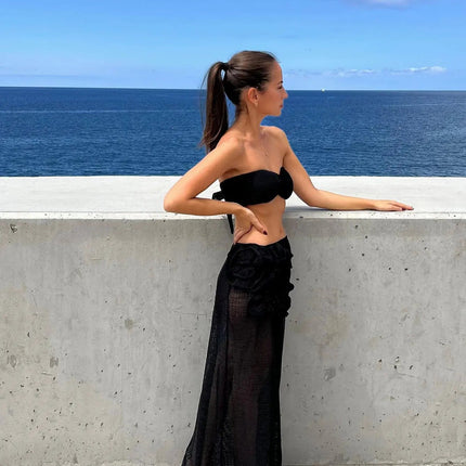 Delissa three piece swimwear & cover up