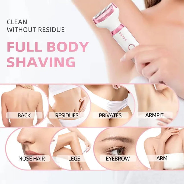Electric Razor for Women 5 in 1 Rechargeable Painless Body Razors and