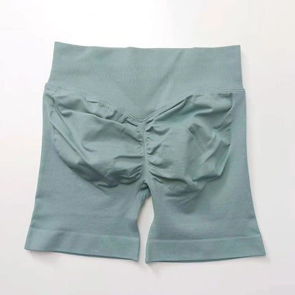 NCLAGEN Seamless Shorts 4.5" Gym Shorts Woman Scrunch Butt Fitness