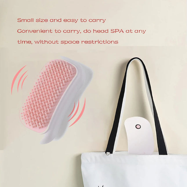 Silicond Electric Head Massage Portable Antistatic Comb Vibrating