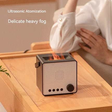 Creative Simulation of Colorful Flame Diffuser Wireless Smart