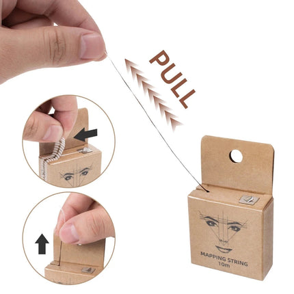 10m for Mapping Eyebrow Marker Thread Tattoo Brows Point 1 Box MAPPING