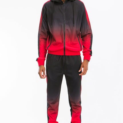 Ombre Hooded Suit