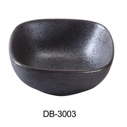 Yanco DB-3003 Diamond Black Collection 4" Square Bowl 6 oz
