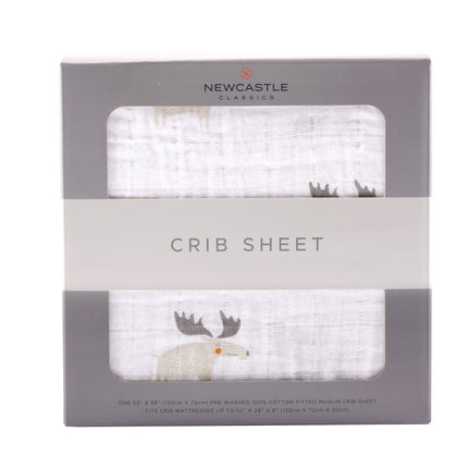 Mister Moose Crib Sheet