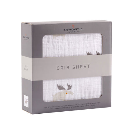 Mister Moose Crib Sheet