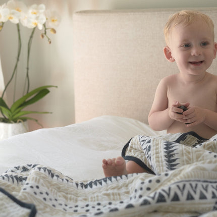 Pyramid Cotton Muslin Newcastle Blanket