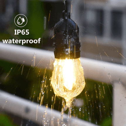 SL101 LED Low Voltage Bistro String Lights 48 FT Outdoor Weatherproof