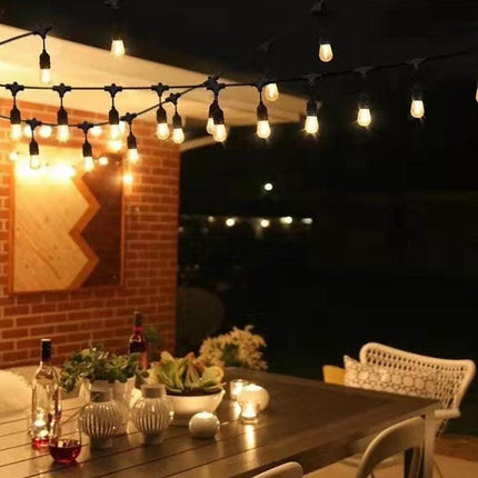 SL101 LED Low Voltage Bistro String Lights 48 FT Outdoor Weatherproof