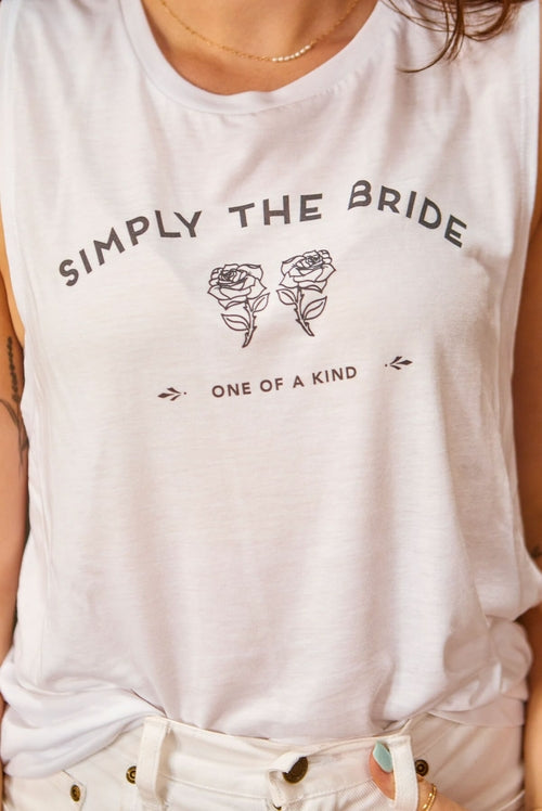 Simply the Bride | Simply the Best - Bachelorette Party Flowy Muscle