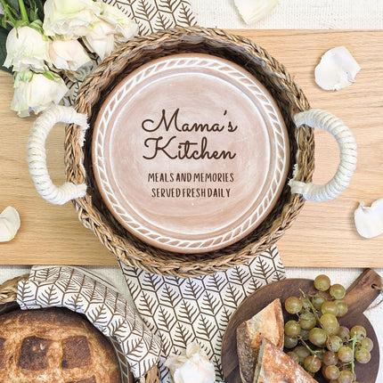 Bread Warmer & Basket - Mom Round