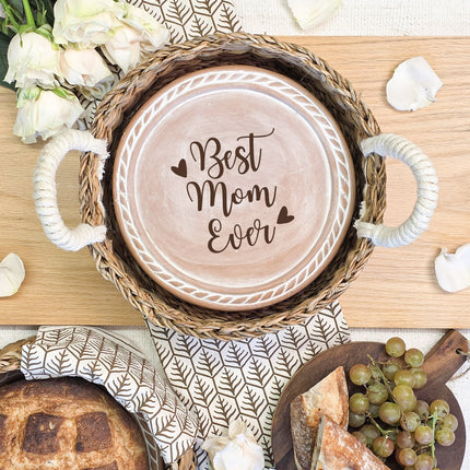 Bread Warmer & Basket - Mom Round
