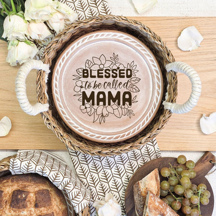 Bread Warmer & Basket - Mom Round