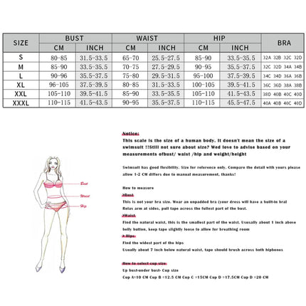 Bandeau 3Pcs swimsuit