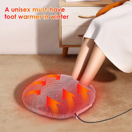 USB Foot Warmer Constant Temperature Heating Pad Soft Velvet Washable