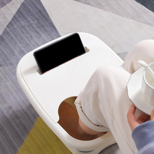 Foldable Footbath Massage Bucket Soaking Bucket Folding Basin Spa Foot