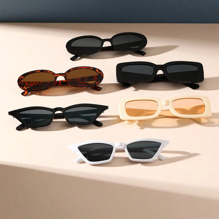6PCS Unisex Geometric Plastic Frame Boho Sunglasses