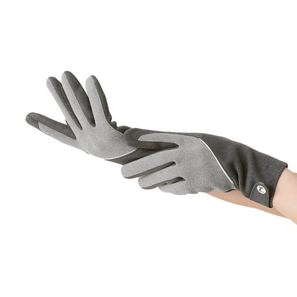 Cycling Warm Gloves Women Winter Skiing Bicycle Outdoor Sport Plush