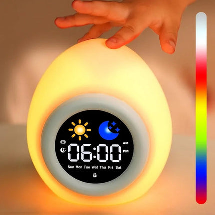 Alarm Clock for Teenager Puppy-Shape Toddler Sleep Training Clock Cute