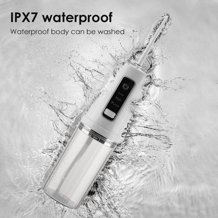 Electric Oral Irrigator Foldable Dental Water Jet Flosser USB 3 Mode