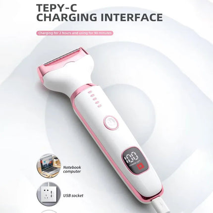 Electric Razor for Women 5 in 1 Rechargeable Painless Body Razors and