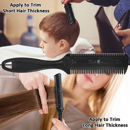 11Pcs Hairdressing Scissors Set Professional Flat Scissors Thinning