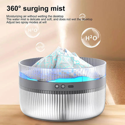 Snow Mountain Humidifier Diffuser with Aromatherapy Functionality 2L