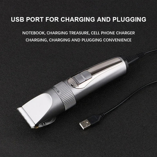 Professional Barber Hair Clipper Electric Shave Razor Finish Cutting