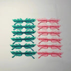 as pciture shows / green 6 pink 6