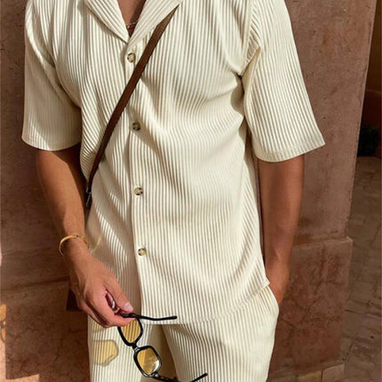 Spring/Summer stretch casual men beach shorts set