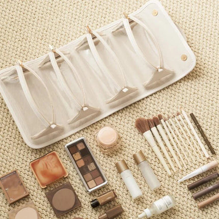 Detachable Cosmetic Bag Portable Large Capacity 4 in 1 Makeup Bags