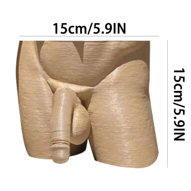 Resin Plant Pot Decor Sexy Men Naked Butt Flower Growing Pot Desktop