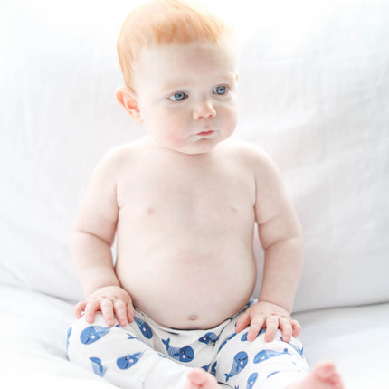Boo Boo Harem Pants - Blue Whale